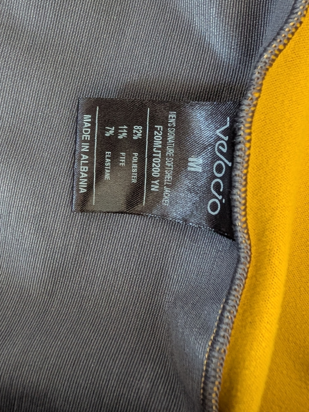 Velocio Signature Softshell Jacket, Men's Medium - Picture 4 of 5